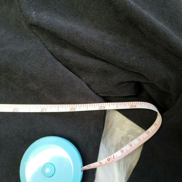 JM Collection Faux Suede Jacket Snaps Black Sz 18 - Picture 6 of 7